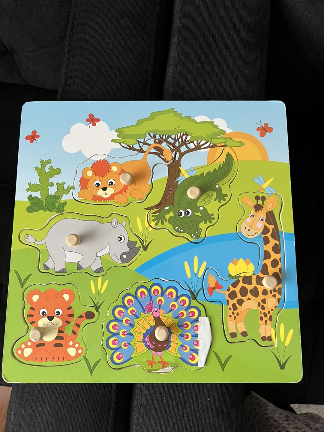 Wooden Animal Puzzle #freecycle