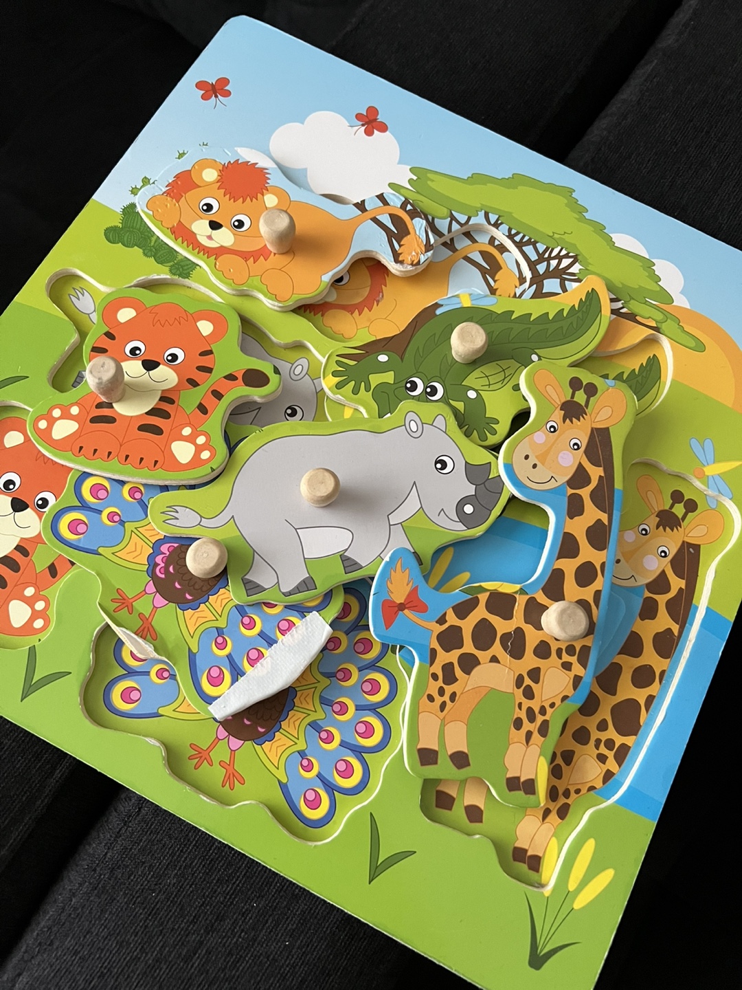 Wooden Animal Puzzle #freecycle - photo 2