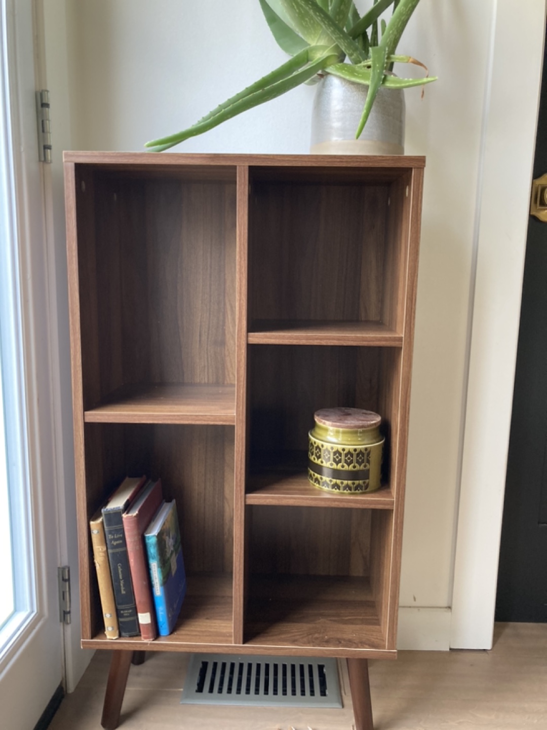Mid century style Open Shelf Bookcase