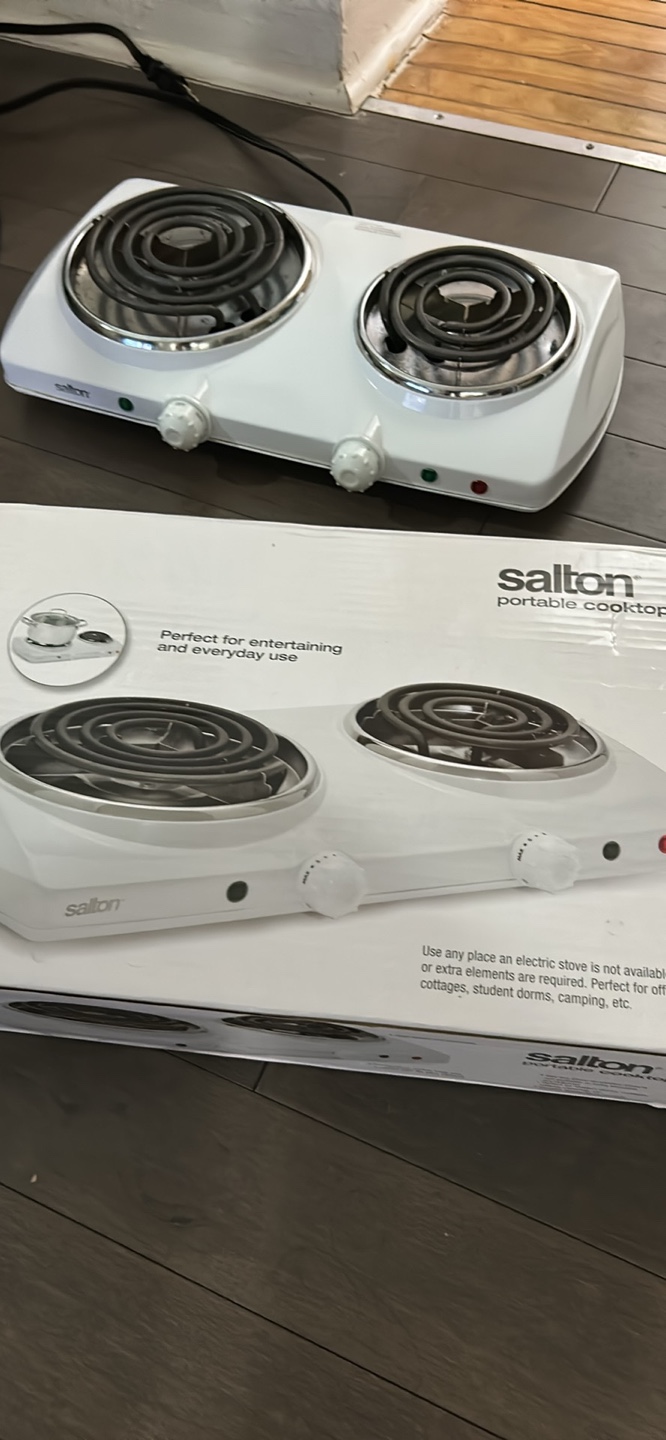 Salton Portable Cooktop. Double Burners - photo 5