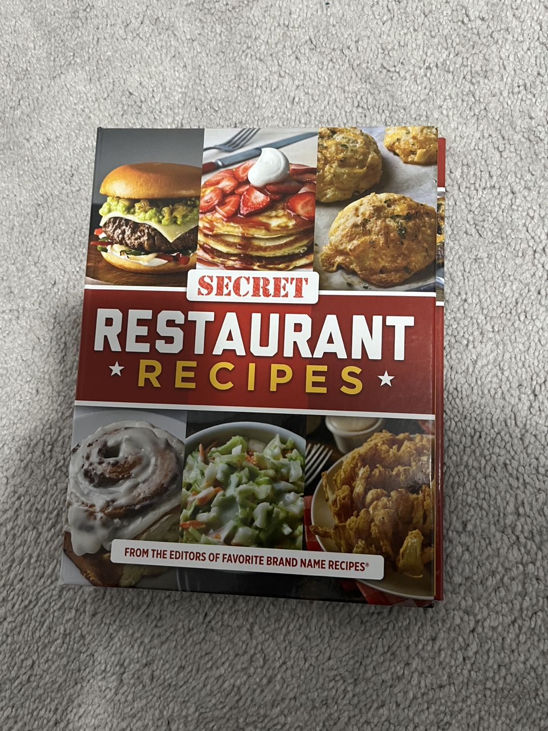 Secret Restaurant Recipes Cookbook #freecycle