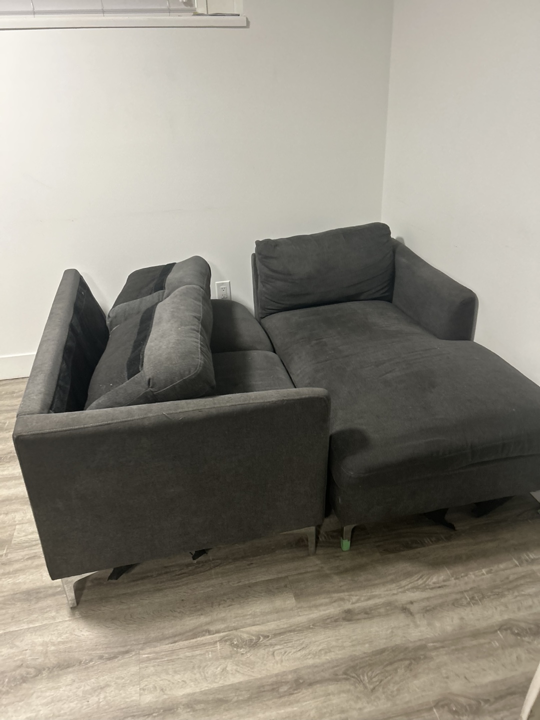 Grey Sectional Sofa - photo 5