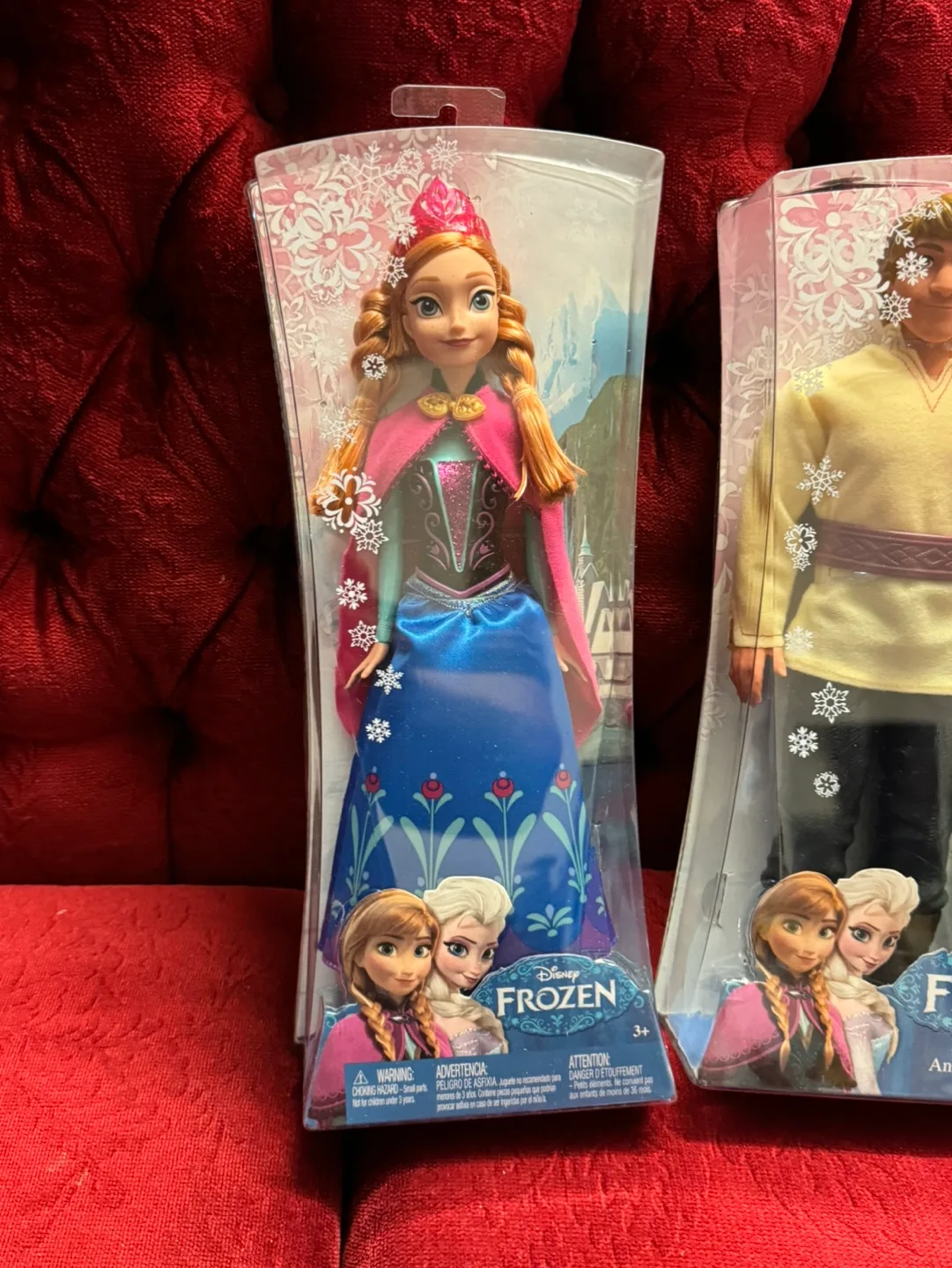 Disney Frozen Anna, Kristoff, and Olaf Dolls $40 for all image indicator(2)