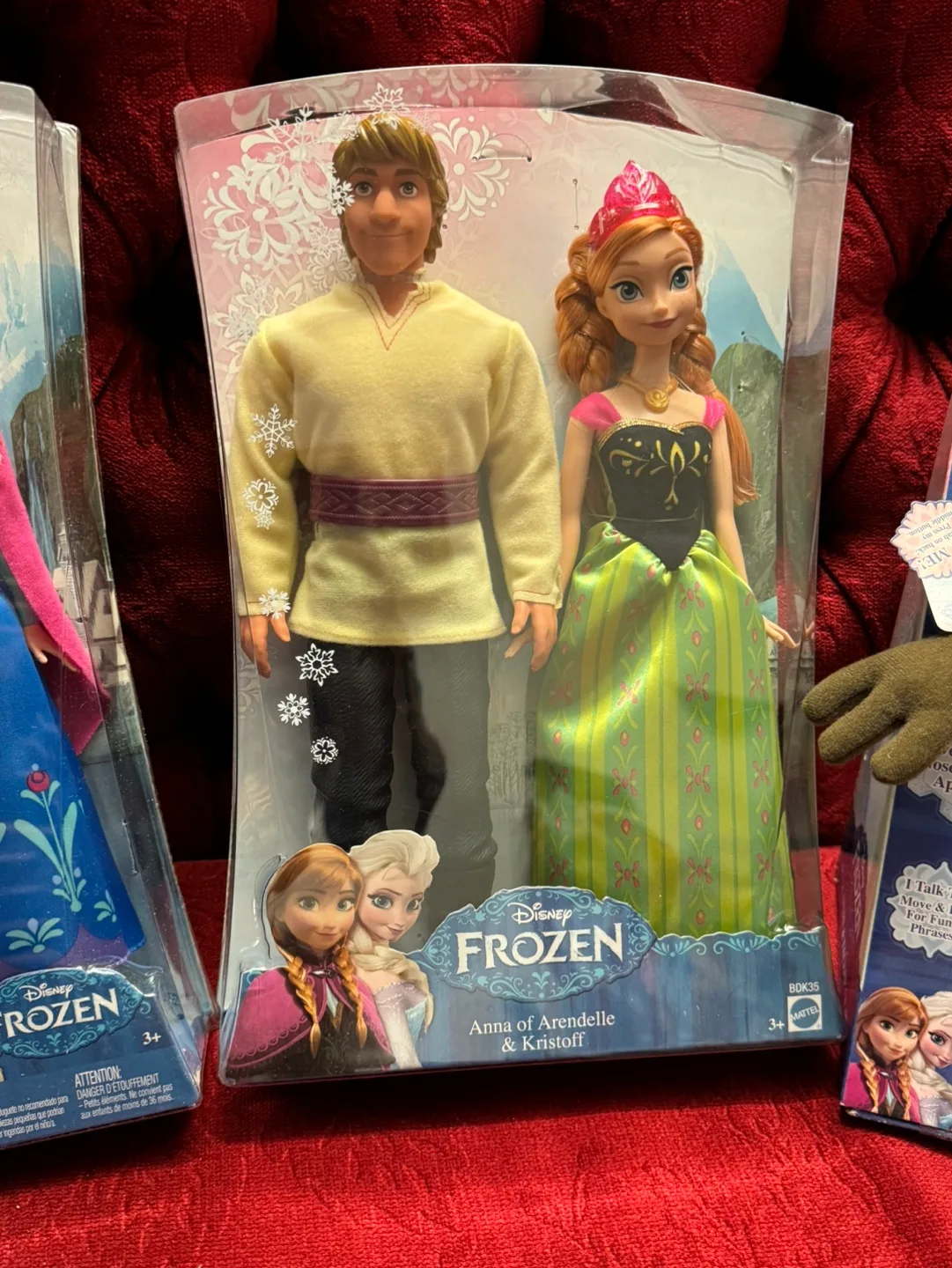 Disney Frozen Anna, Kristoff, and Olaf Dolls $40 for all image indicator(3)