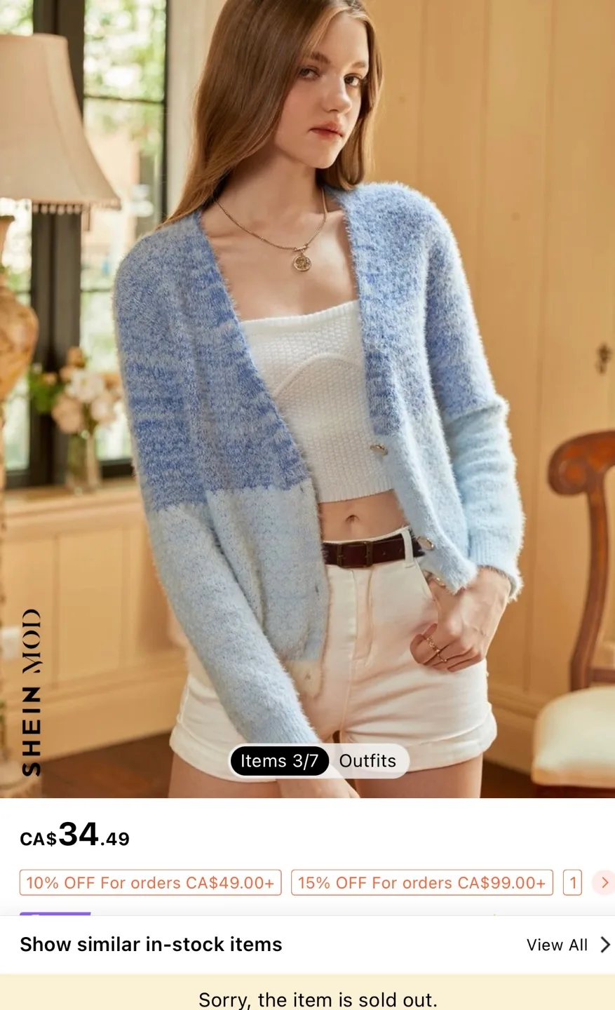 🆕 Fluffy Knit Cardigan image indicator(4)