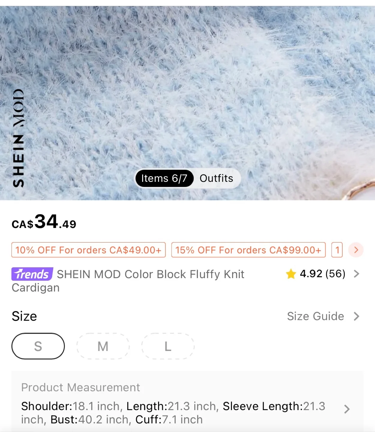 🆕 Fluffy Knit Cardigan image indicator(3)