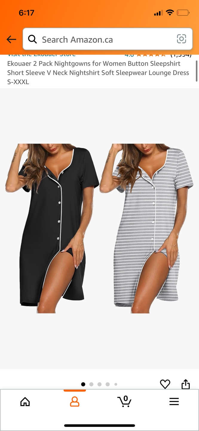 Ekouaer Women's Nightgown