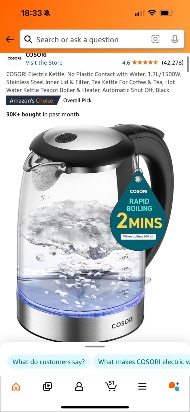 COSORI Electric Kettle - photo 2