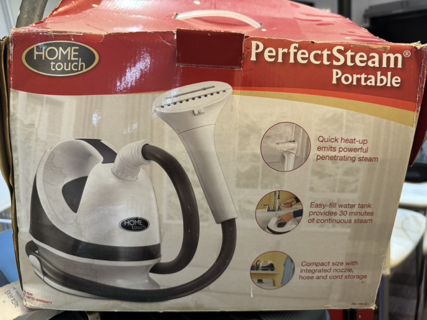 Home Touch PerfectSteam Portable Garment Steamer