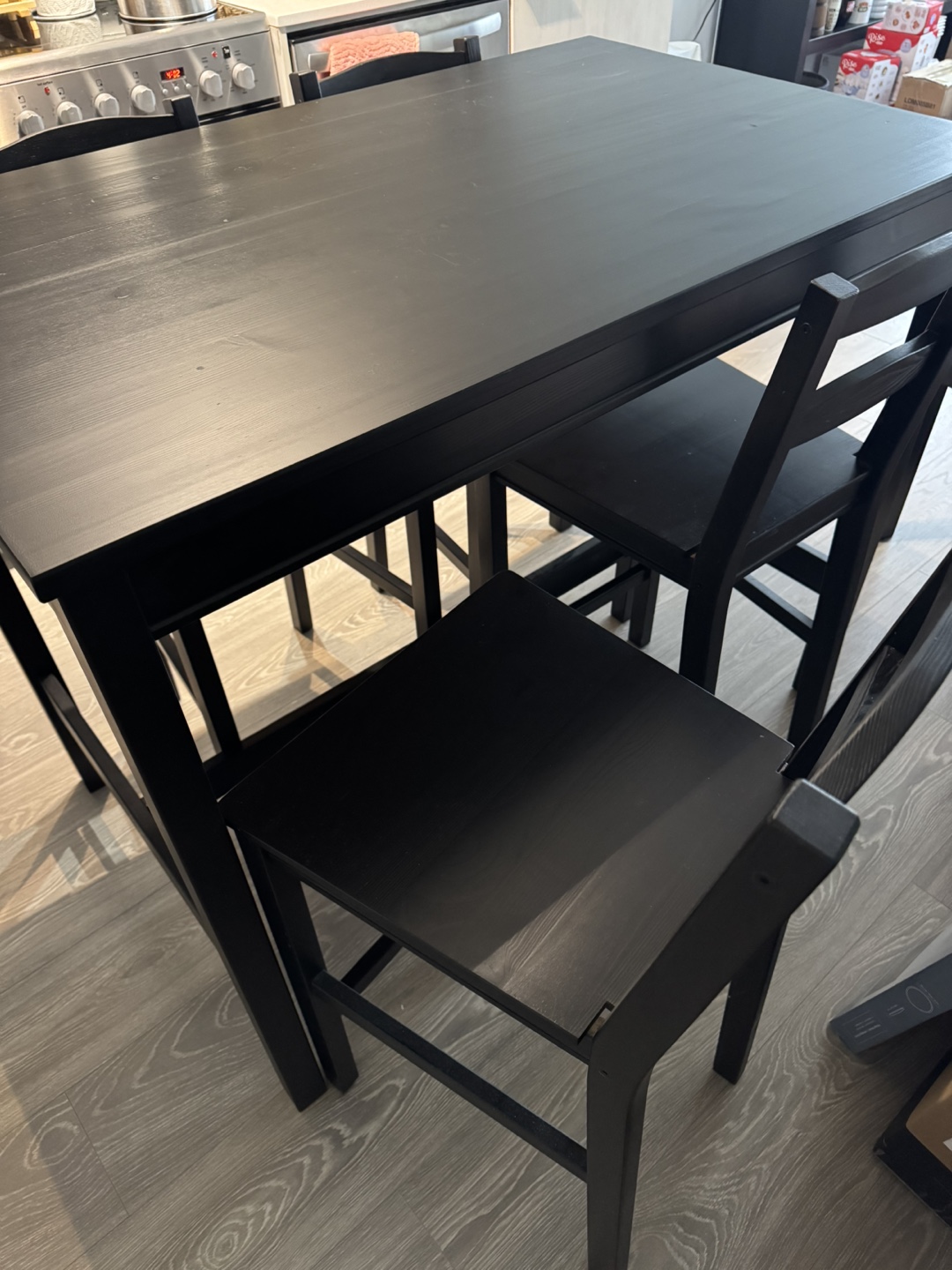 Bar Table and 4 Stools - photo 3