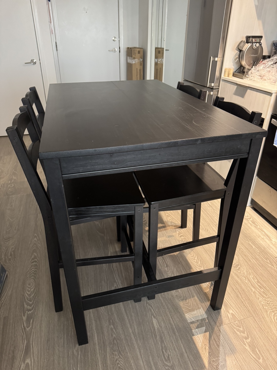 Bar Table and 4 Stools - photo 2