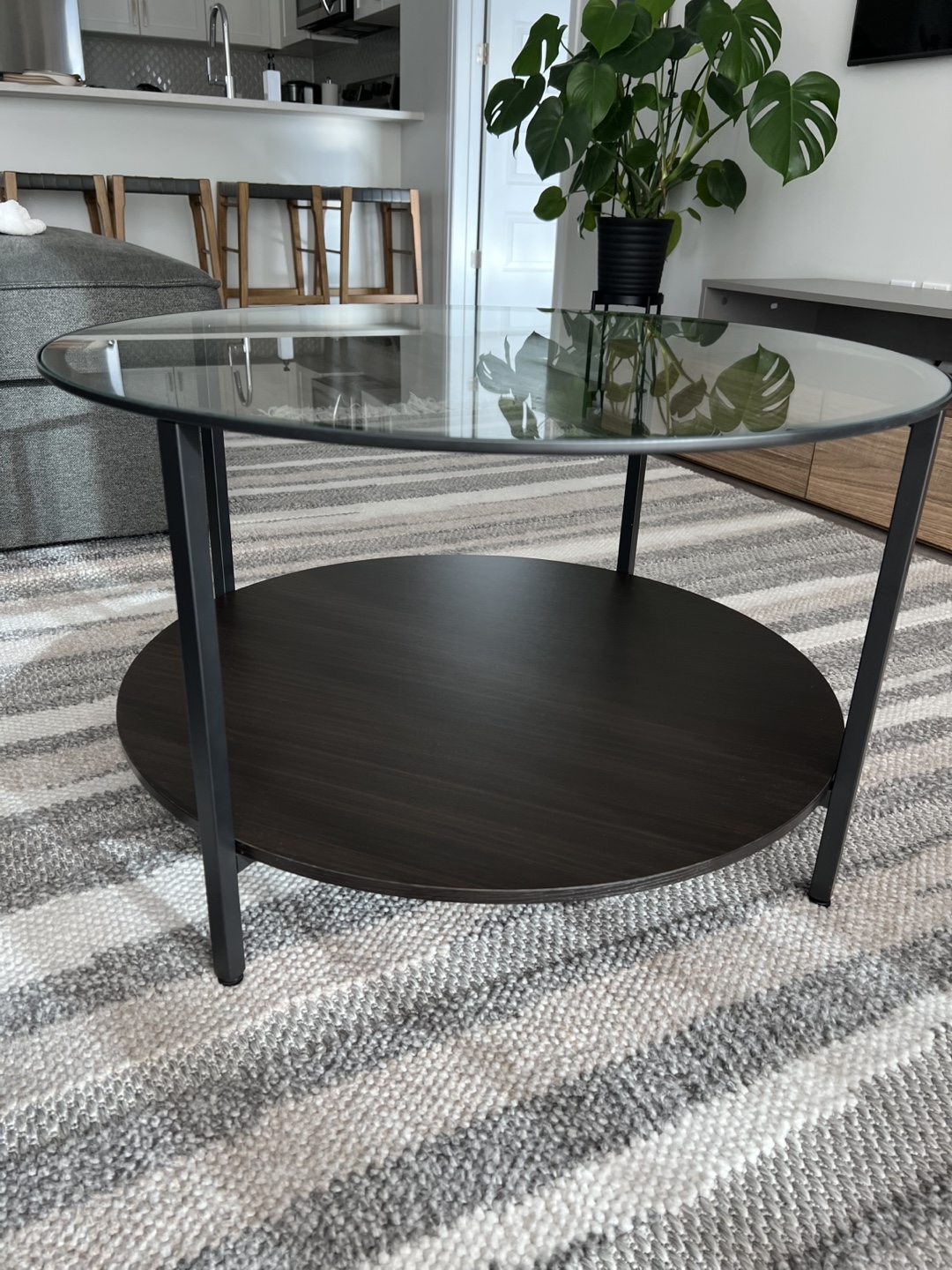 Glass Top Coffee Table