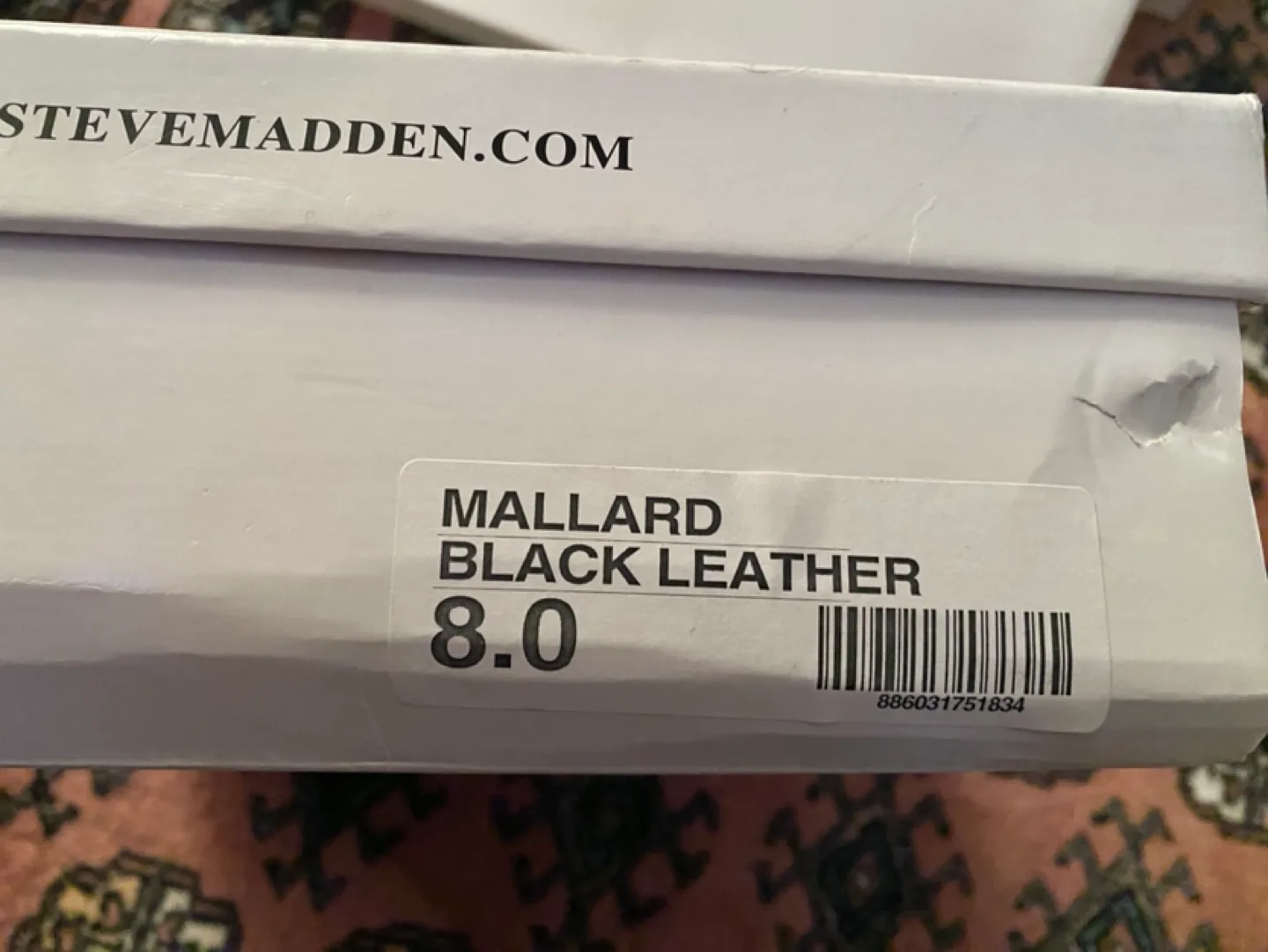 NIB Steve Madden Mallard Lace Leather Booties image indicator(7)