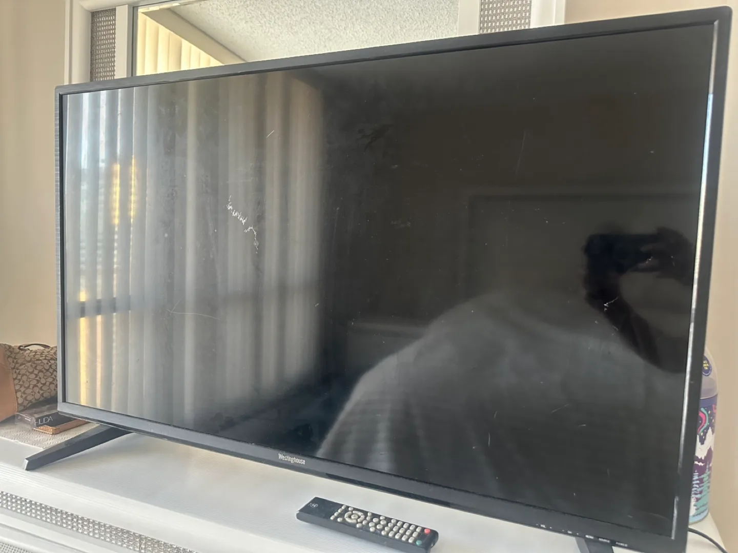 42” TV with Remote Control 🎁 #freecycle thumbnail