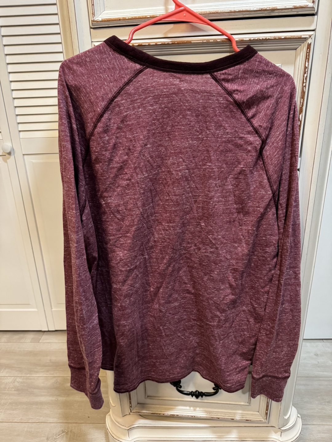 Express Maroon Long Sleeve Shirt - photo 5