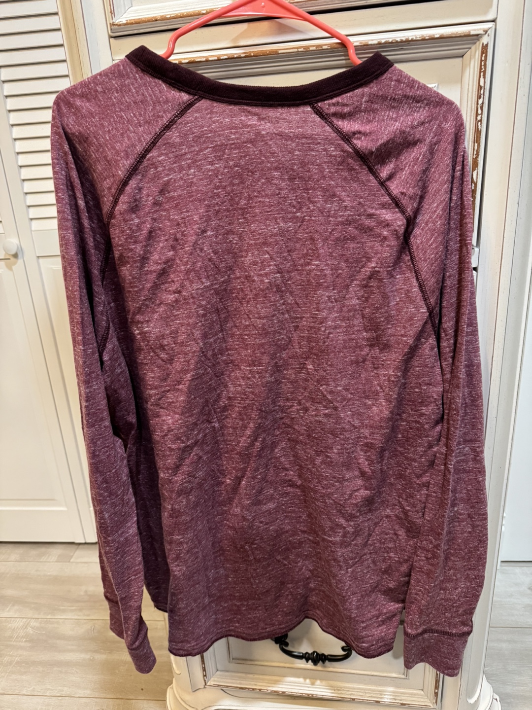 Express Maroon Long Sleeve Shirt - photo 4