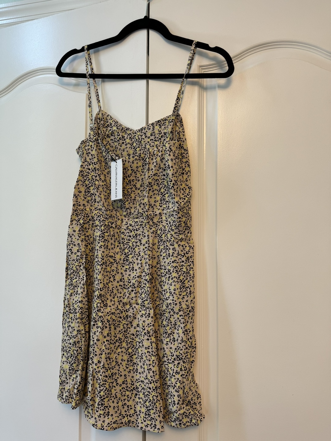 Brand New Calvin Klein Printed A-Line Dress