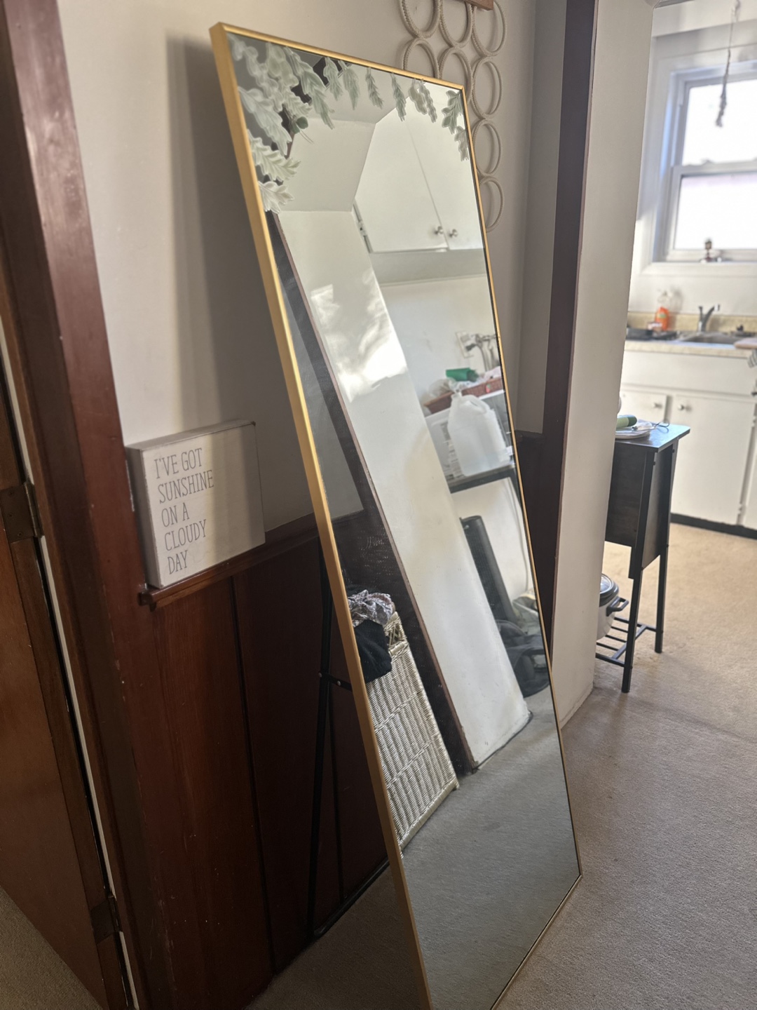 Full Length Gold Mirror - photo 2