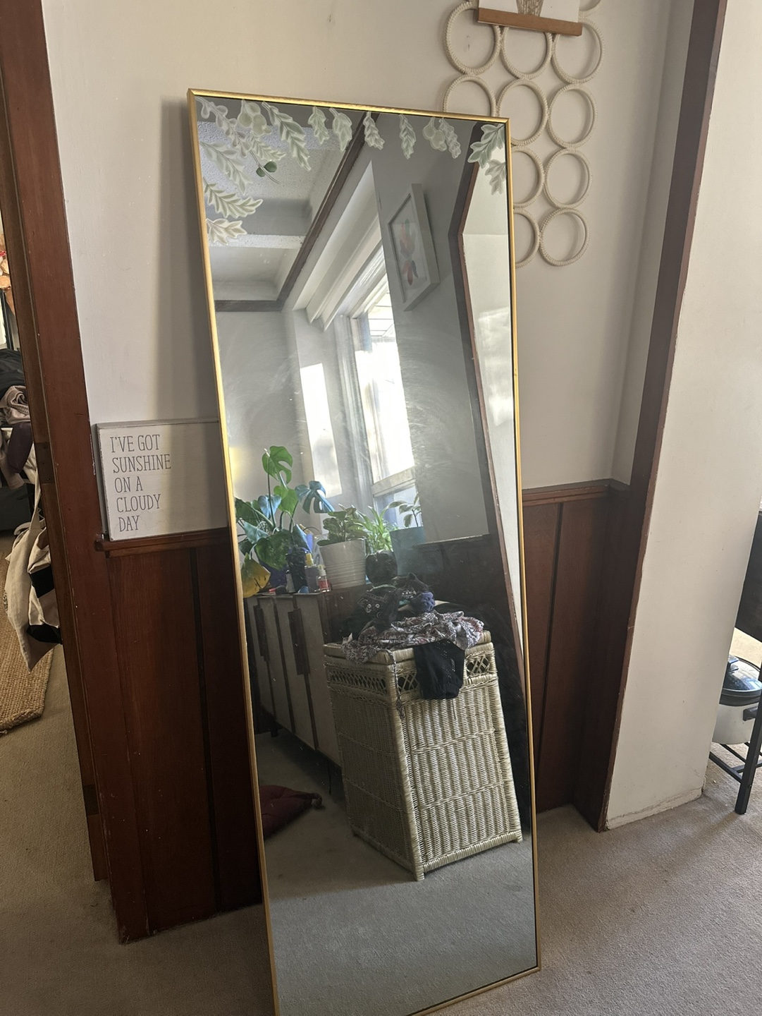 Full Length Gold Mirror - photo 4