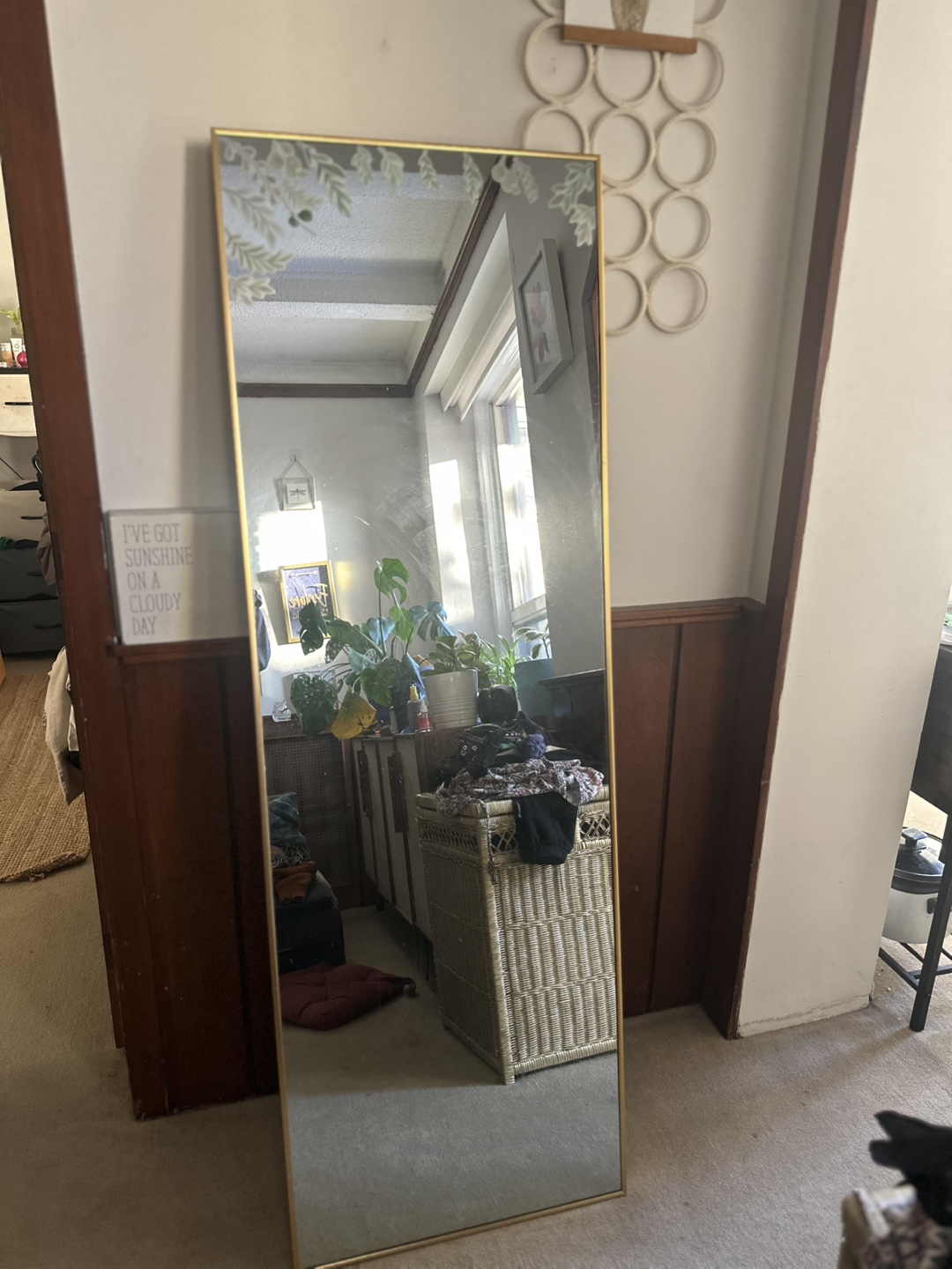 Full Length Gold Mirror - photo 3