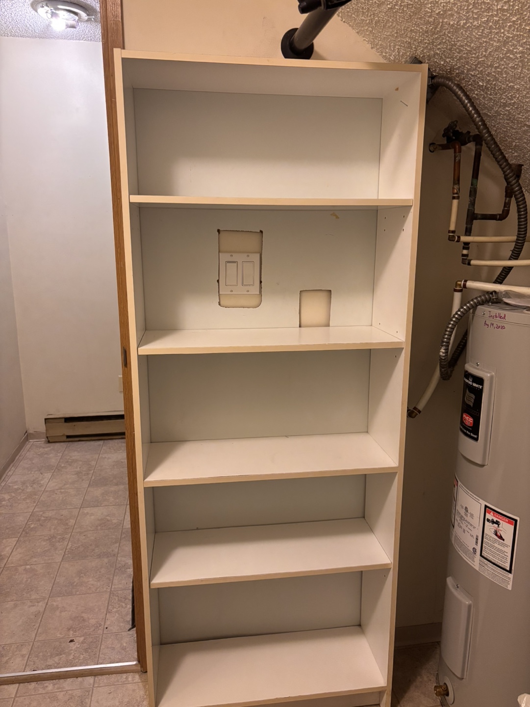 White Bookshelf