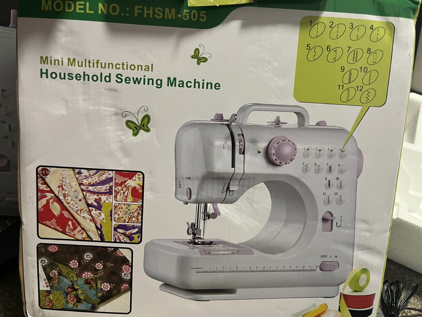 12 Built-in Stitches Mini Sewing Machine - photo 2