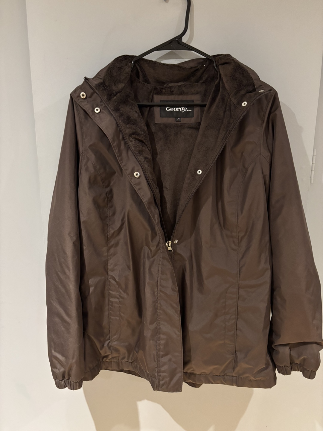 George Women's Brown Jacket with Fleece Lining