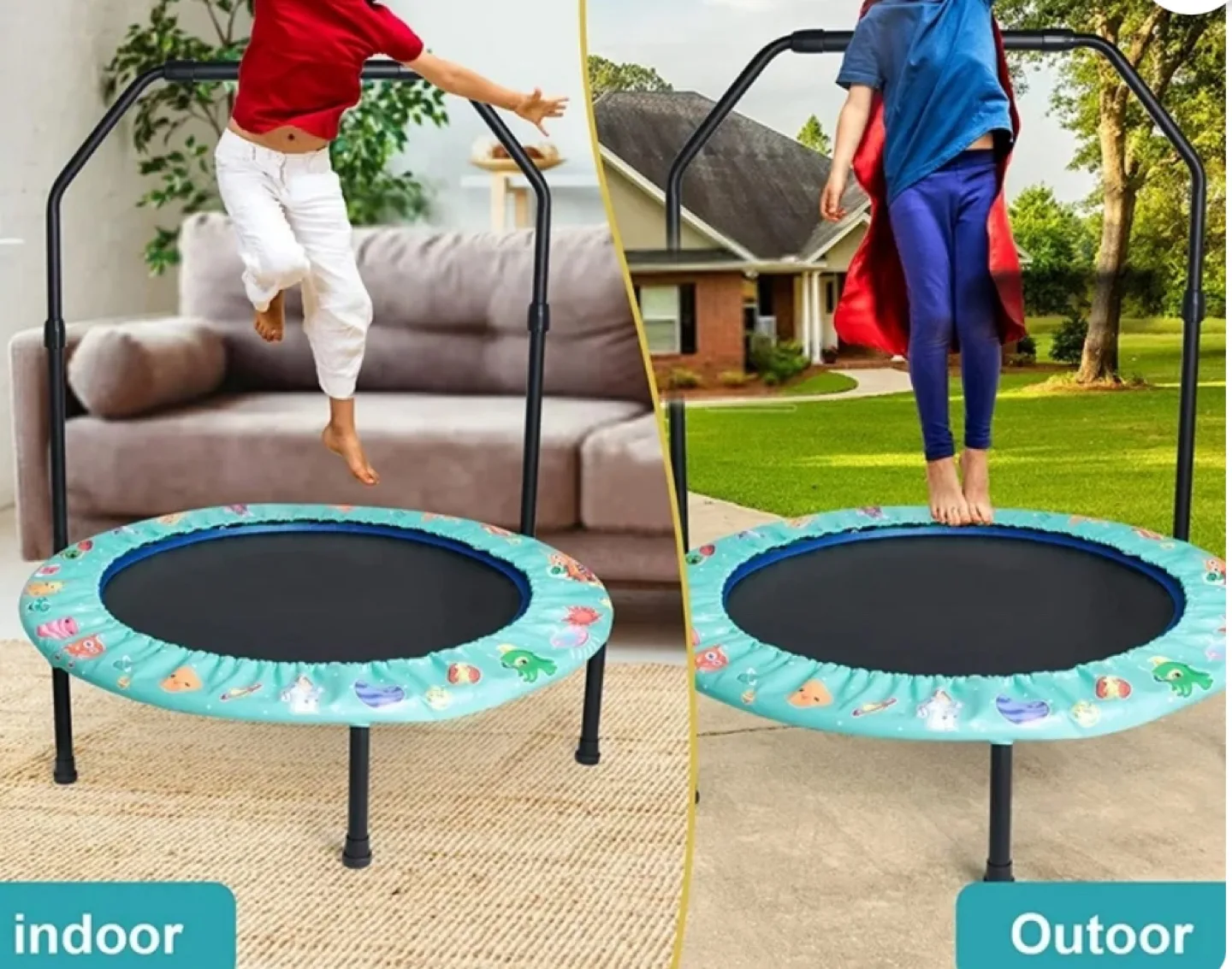 Indoor and Outdoor  Trampoline for Kids image indicator(7)