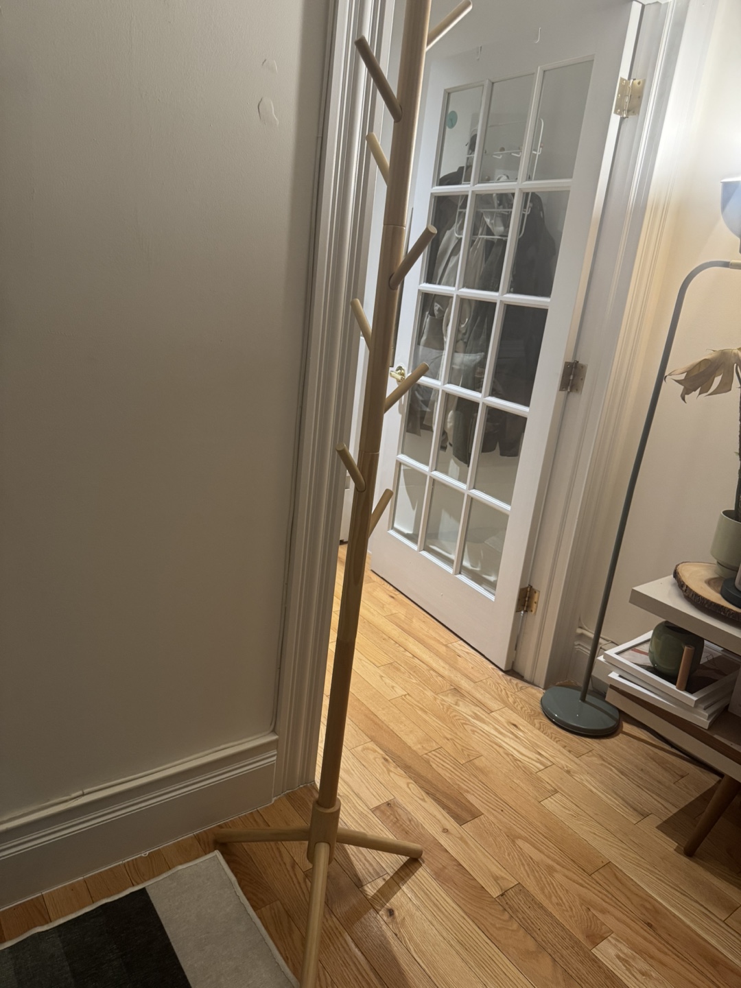 Wooden Coat Rack Stand