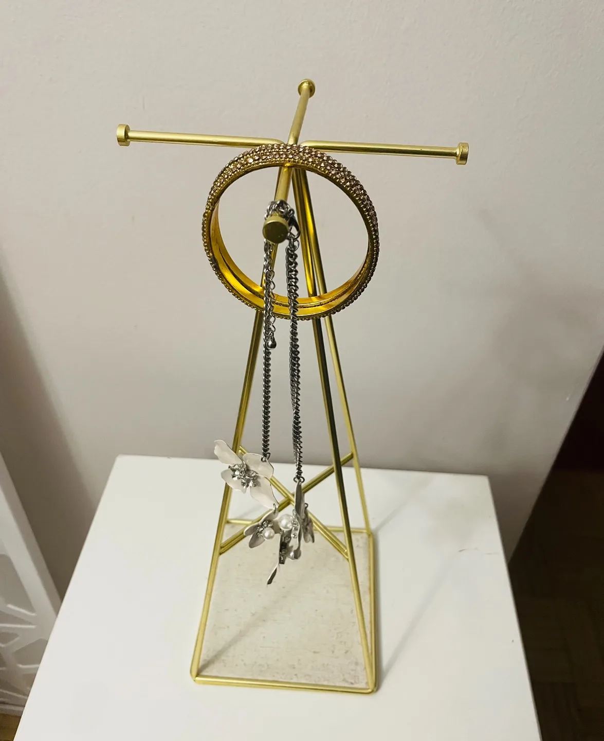 Prisma Gold Jewellery Stand thumbnail