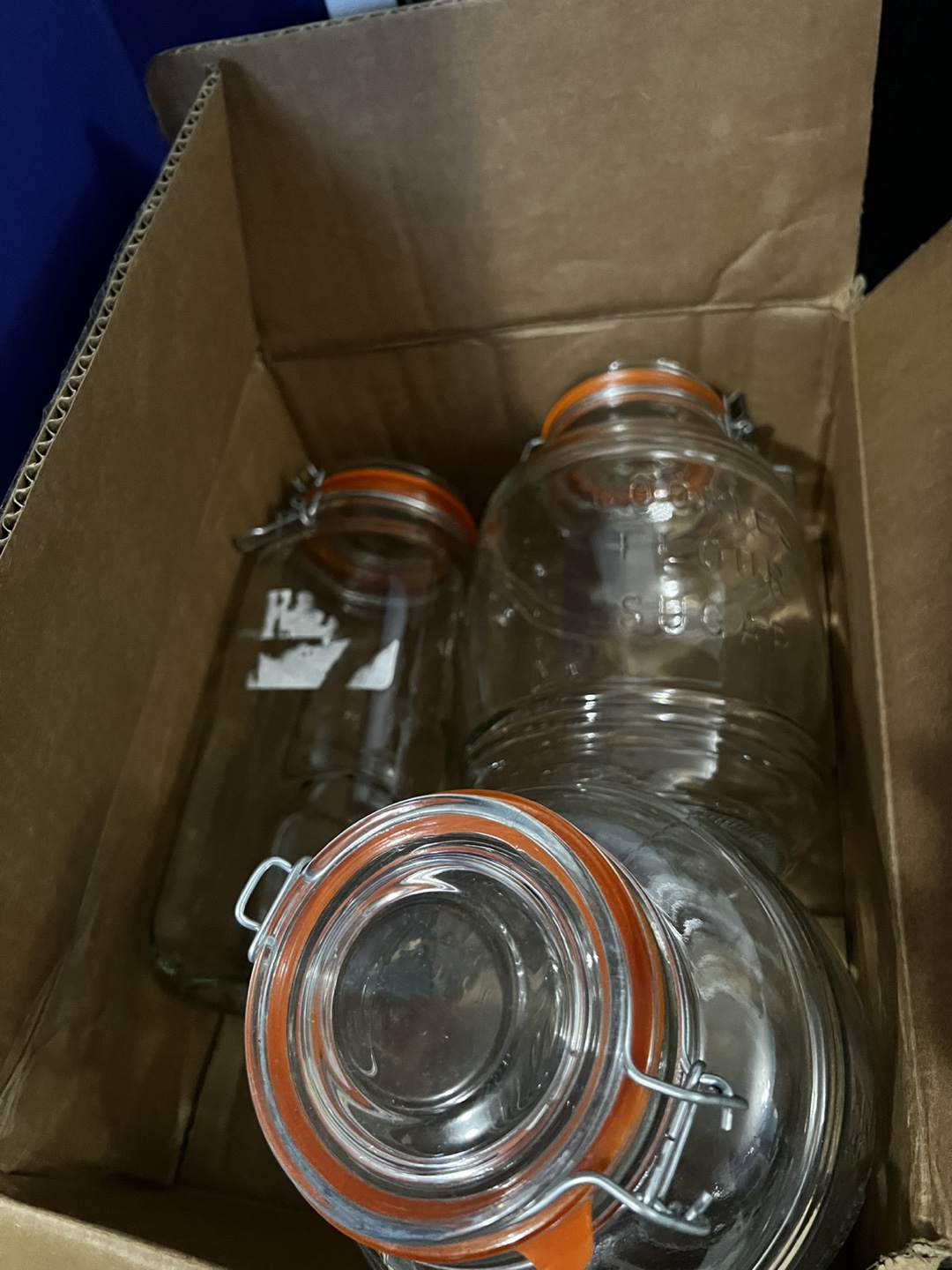 Glass Storage Jars with Lids - photo 2