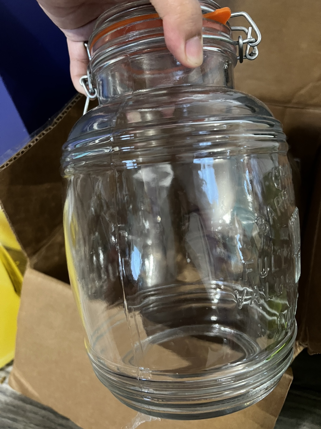 Glass Storage Jars with Lids