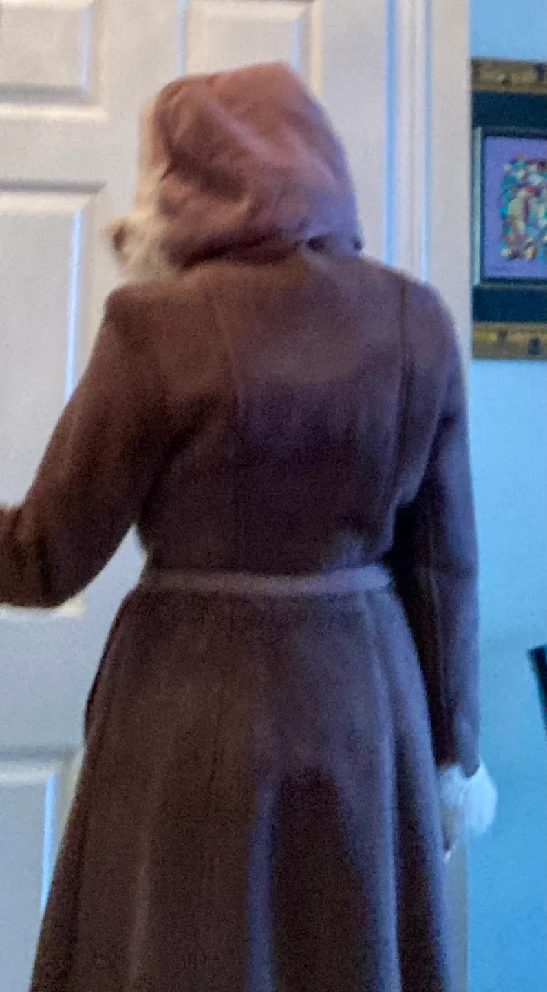 Sheepskin Coat with Fur Collar and Cuffs image indicator(4)