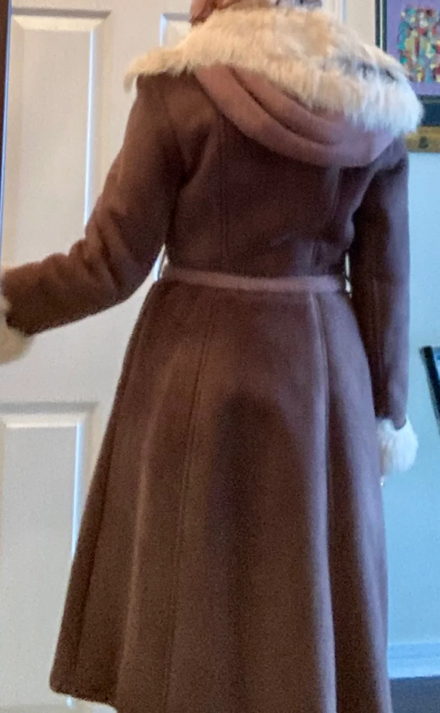 Sheepskin Coat with Fur Collar and Cuffs image indicator(3)