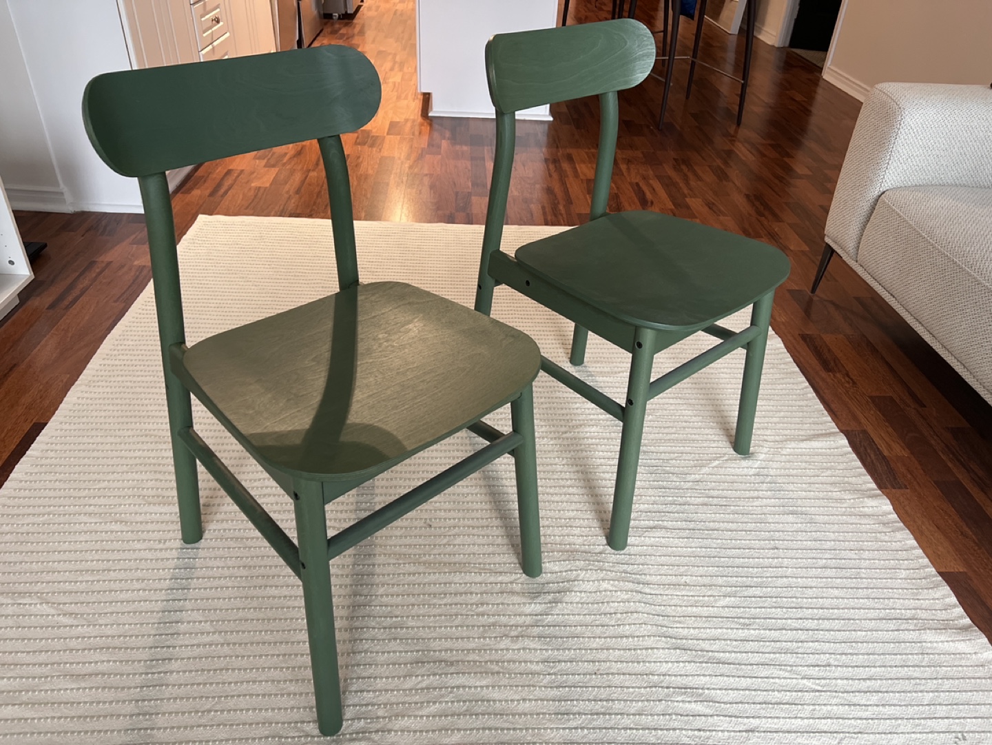 IKEA  Green Dining Chairs