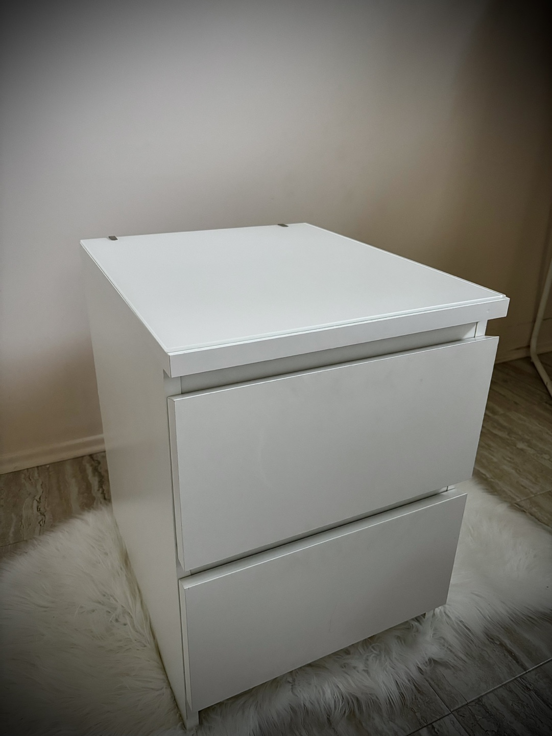 IKEA White Nightstand - photo 2