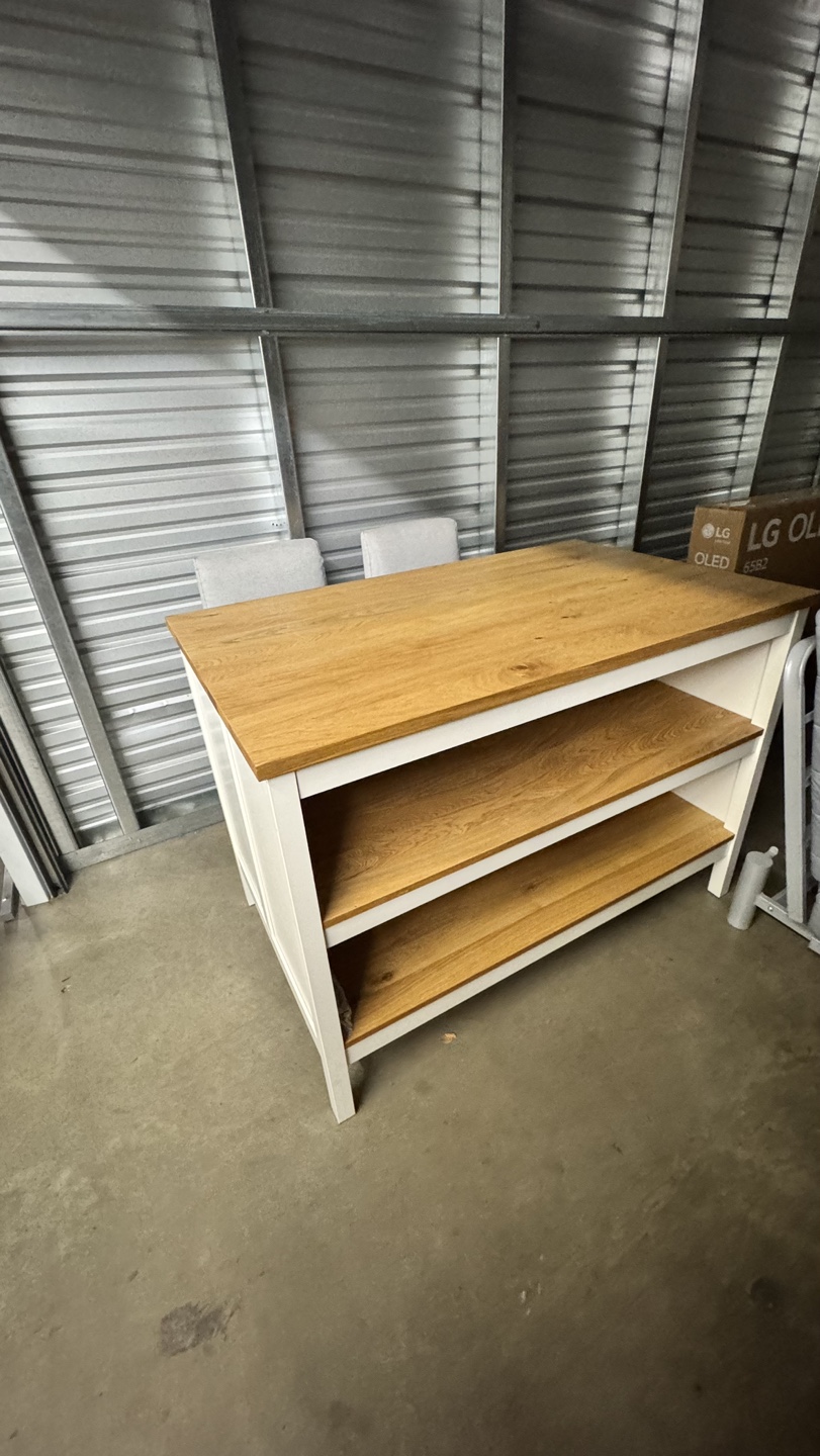 Kitchen Island Table with Two Stools - photo 2