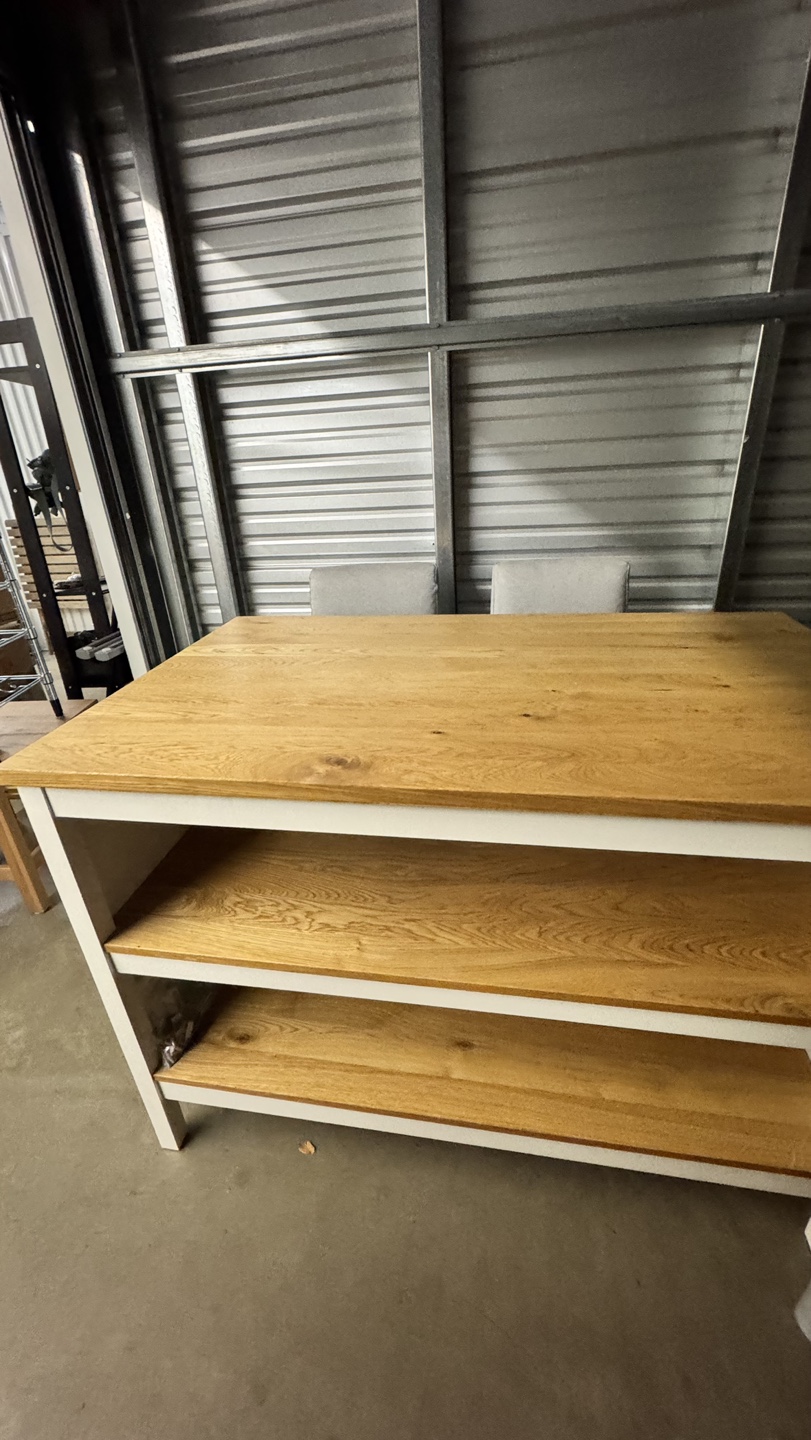 Kitchen Island Table with Two Stools - photo 5