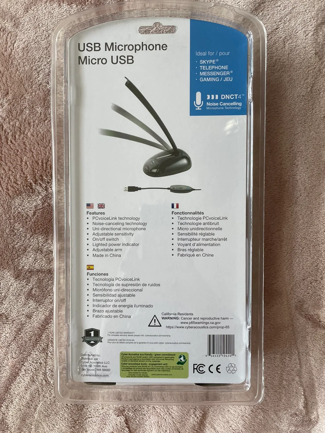 USB Microphone and micro USB cvl-1084 image indicator(2)