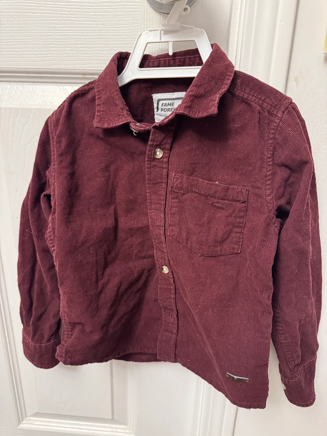 Fame Forever Corduroy Shirt thumbnail