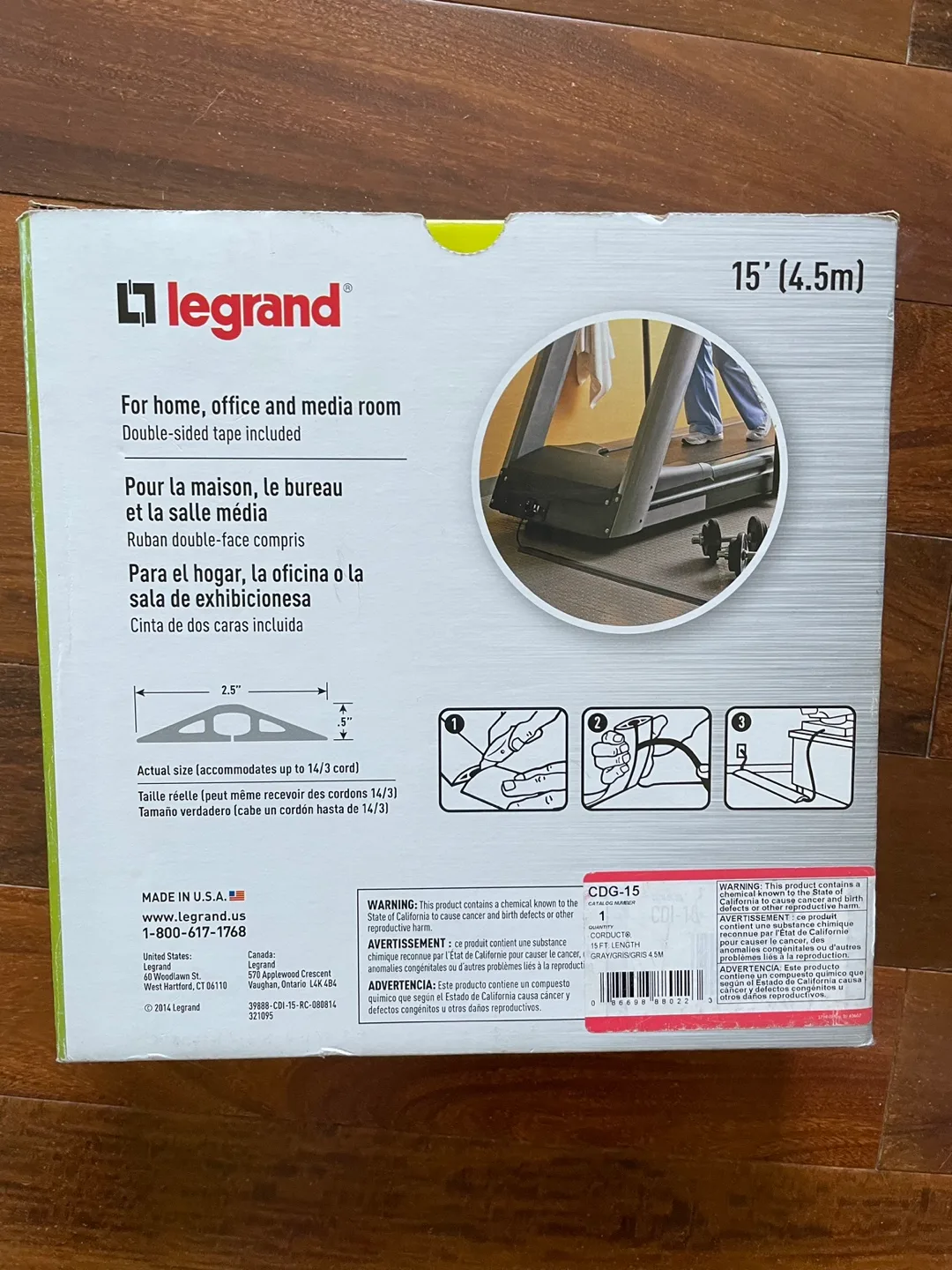 Legrand cord protector (2.3 m left) image indicator(2)