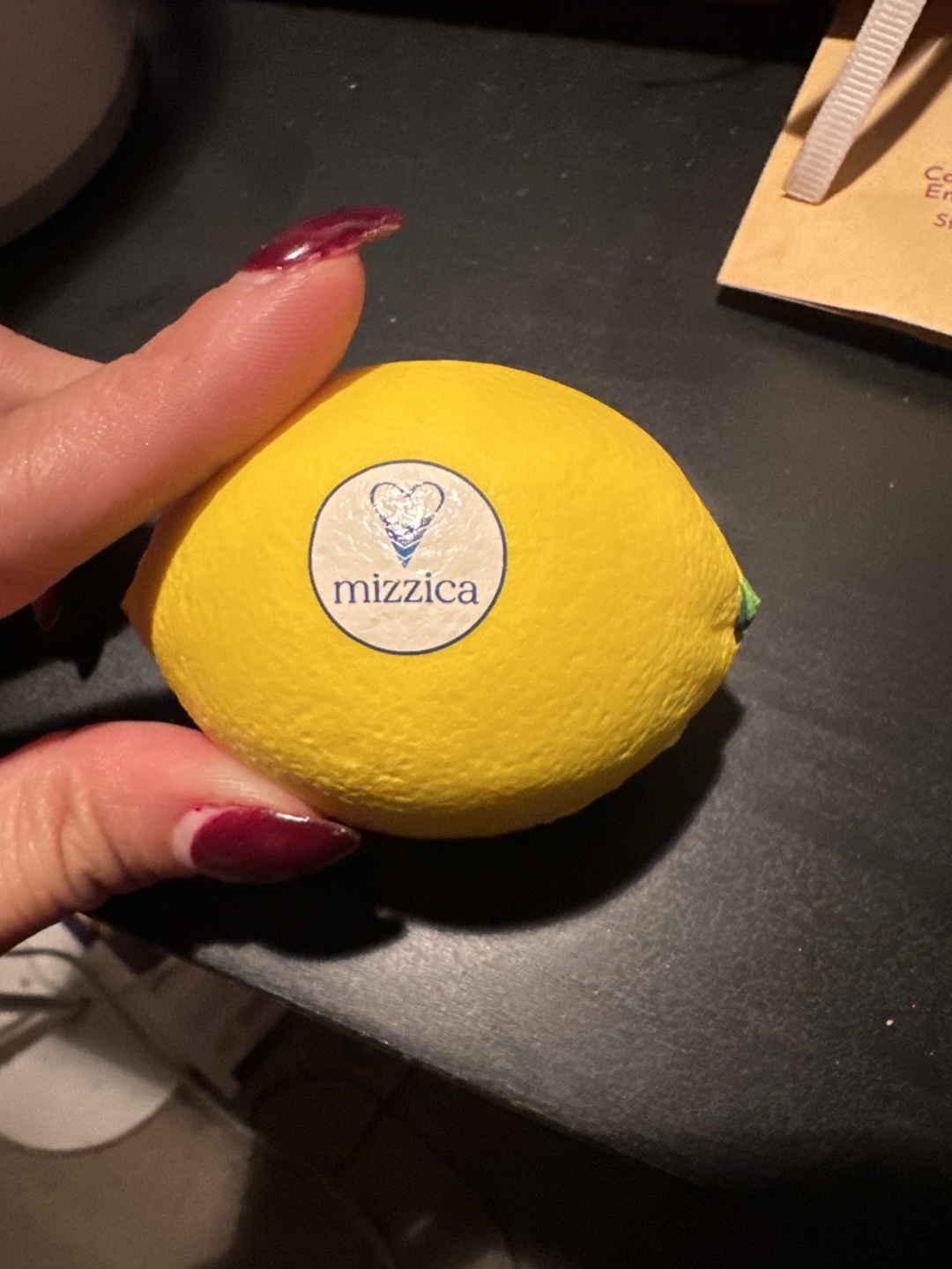 #freecycle Yellow Lemon Stress Ball