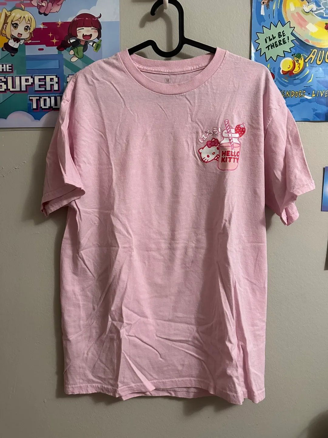 Hello Kitty Strawberry Milk T-Shirt thumbnail