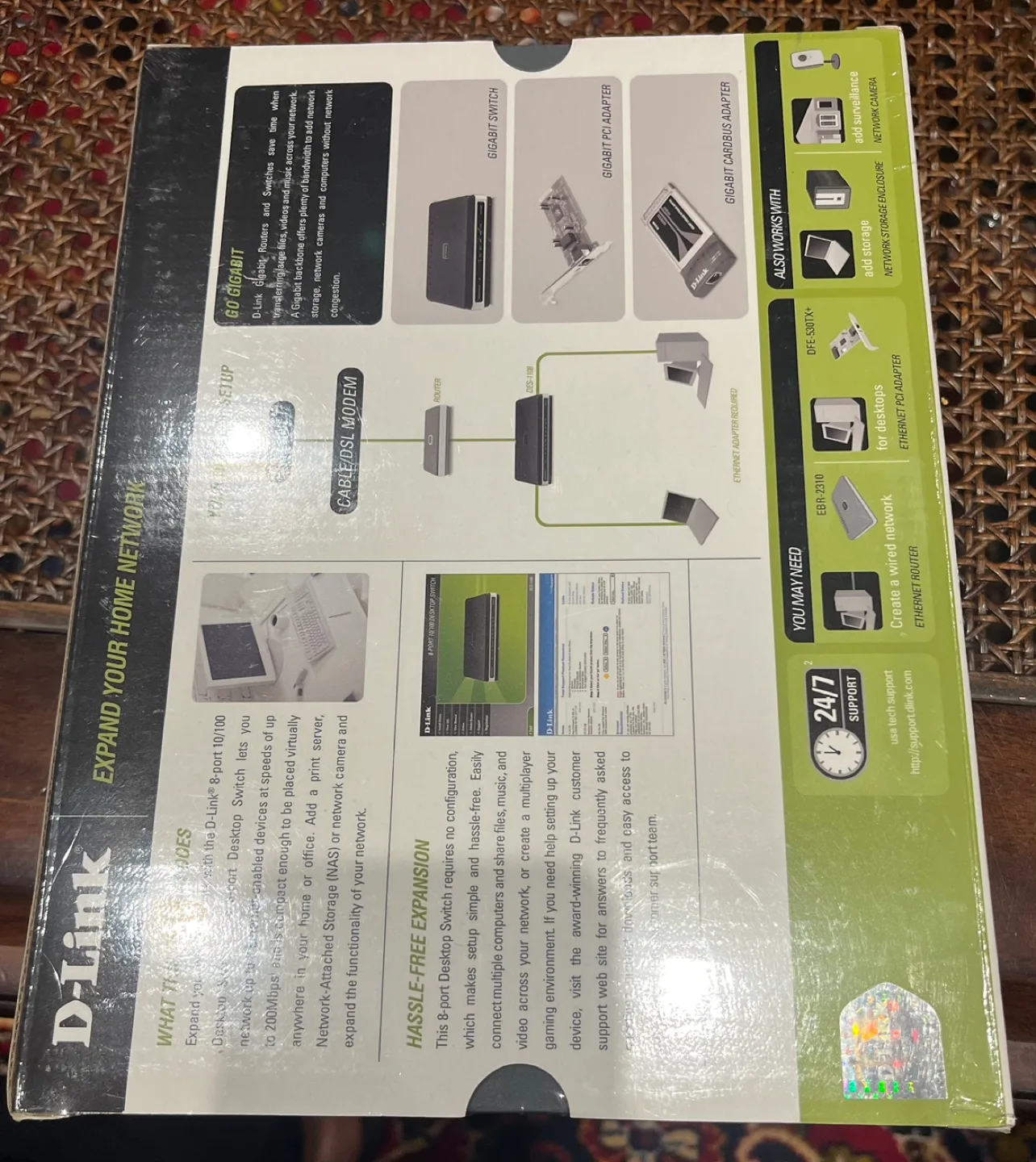 D-Link 8-Port 10/100 Desktop Switch image indicator(2)