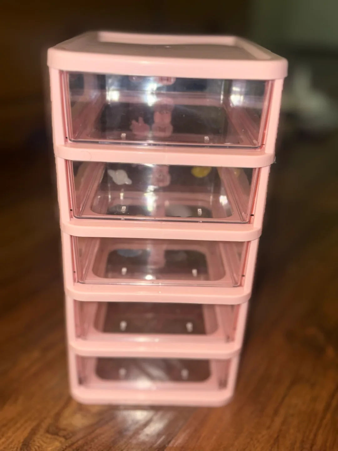 Pink 5-Drawer Storage Organizer image indicator(3)