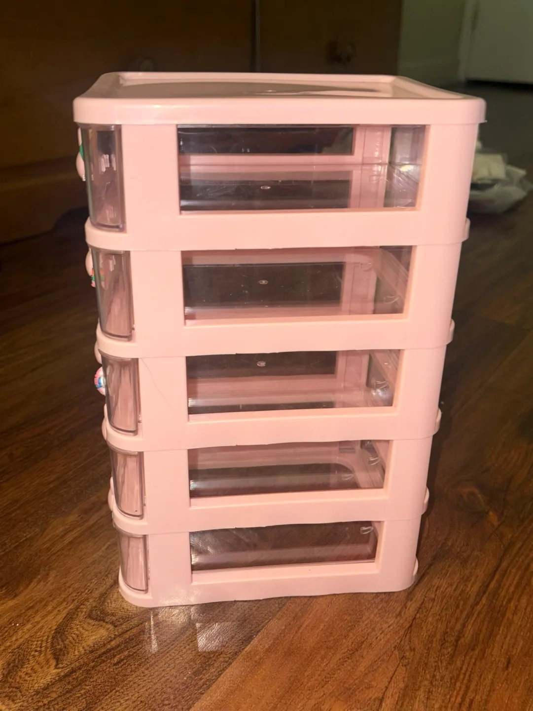 Pink 5-Drawer Storage Organizer image indicator(2)