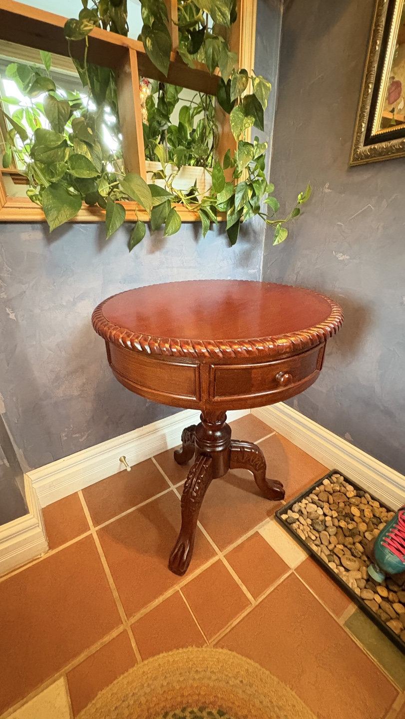 Accent Table with Drawer - photo 2