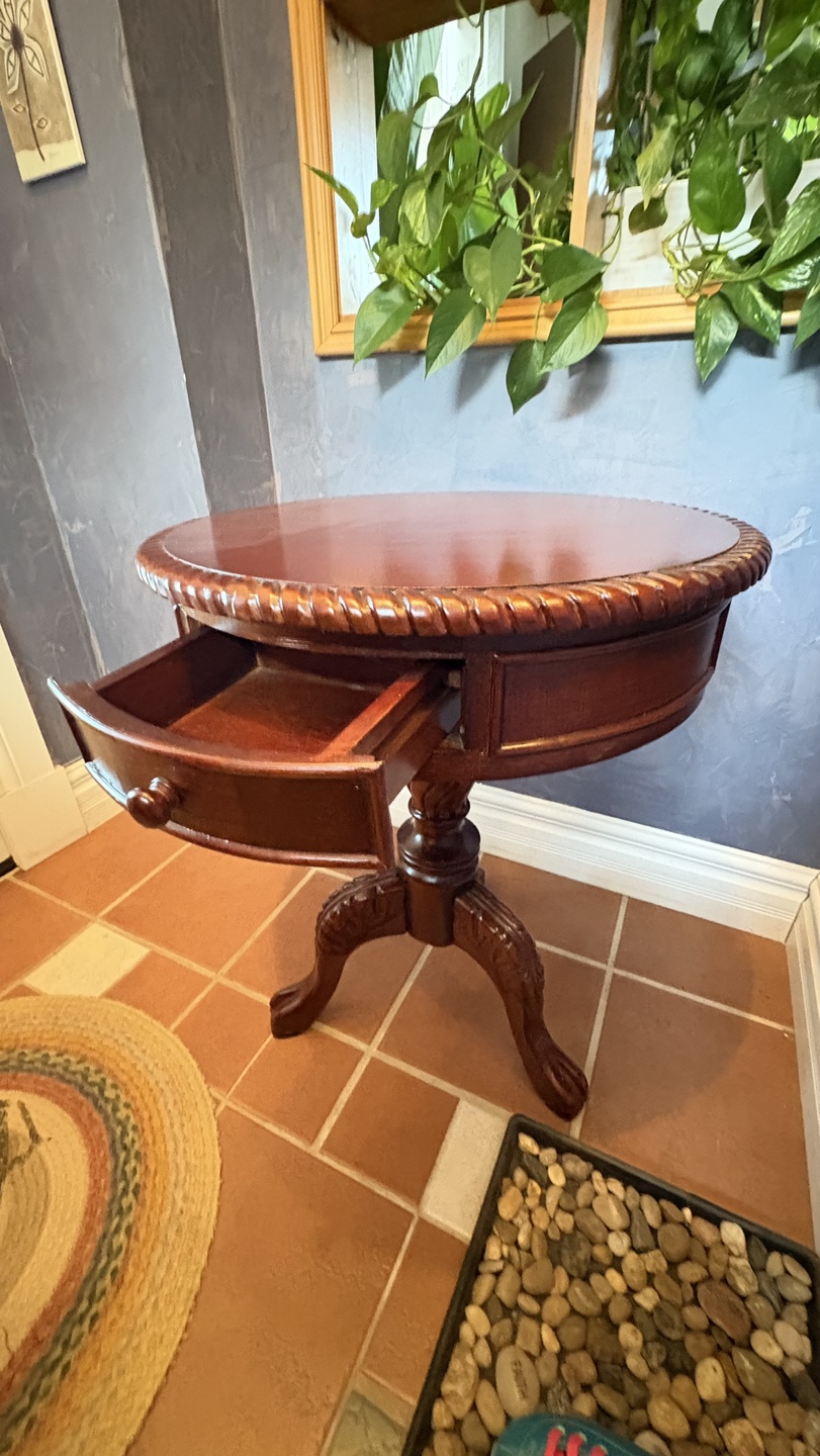 Accent Table with Drawer - photo 5