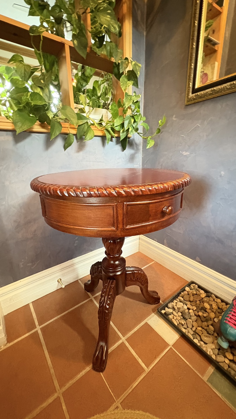 Accent Table with Drawer - photo 4