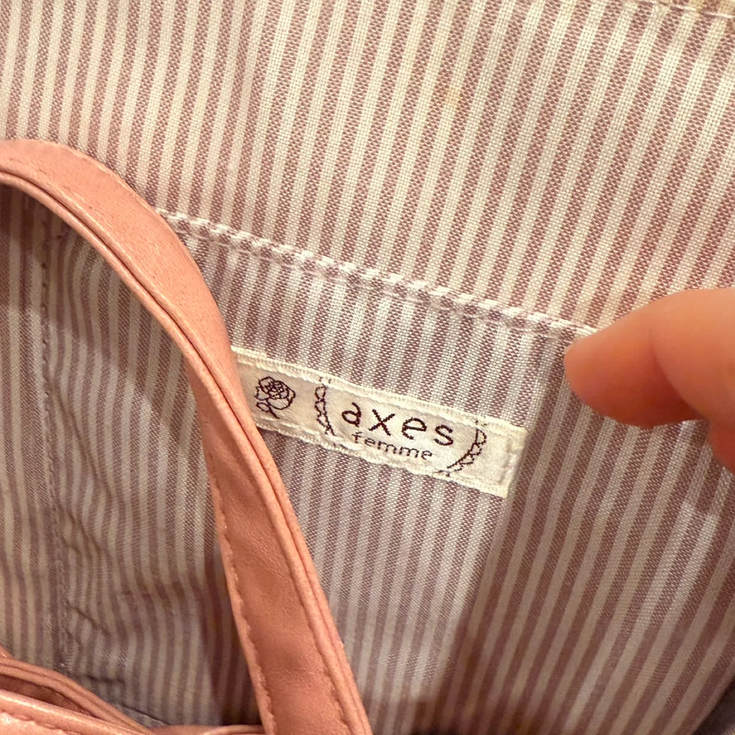 Axes Femme Pink Vintage Japanese Style Satchel Bag image indicator(2)